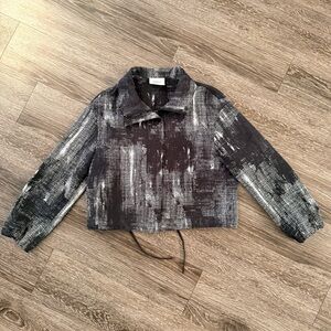 Akris Punto Cropped Zip Up Jacket